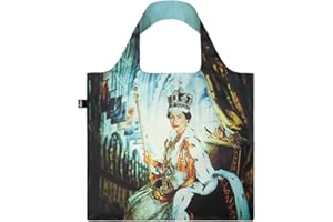 LOQI Museum Cecil Beaton Queen Elizabeth II Bag Bolsa de Tela y Playa, 50 cm, 20 Liters, Multicolor (Multicolour)