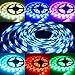 Produktbild 5m RGB LED StripAnten LED Streifen mit 300 LEDs (SMD5050), IP65 Wasserdicht inkl. 44 Tasten IR-Fernbedienung und 4A 12V Netzteil für Deko Party Küche Wohnzimmer