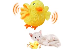 BRISKORE Interaktives Katzenspielzeug Elektrisches Katzenspielzeug Selbstbeschäftigung, Katzenminze Spielzeug Katzenspielzeug Interaktives Spielzeug für Katzen, Katzen Spielzeug Kitten Cat Toys for Indoor Cats