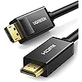 UGREEN 4K Displayport to HDMI Cable Uni-Directional UHD DP to HDMI Connector Video Display Cord for HDTV Monitor Projector Computer 1.5M, Black (DP101)