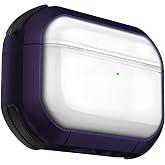 Minesk Airpods Pro 2. Nesil i&ccedil;in Armor Serisi Darbelere Karşı Ultra G&uuml;&ccedil;l&uuml; Koruma Fiber Karbon Arka Tasarım Airpods Kılıfı (Mo