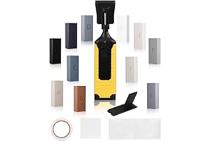 A ABLUMEN Vinylboden Reparaturset 15 Stück Laminat Reparaturset, PVC Vinyl und Kunststoff Parkett Reparaturset für Laminat Parket Holz Vinylböden, Holz Reparaturset 11 Farben Hartwachs, reparaturset Fliesen