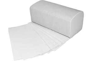 WORK-INN 4000 Blatt Papierhandtücher 2-lagig Soft mit Zick Zack Falz | 20 x 200 Stück | saugstarke Einmalhandtücher in Weiß 25 x 23 cm | Ideal für Gastronomie, Krankenhäuser, Praxen uvm.