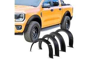 JHCHAN Ampliador de Guardabarros para Ford Ranger Wildtrak 2023-2024-2025 T9 4X4 Accesorios Fender Flare de 5 Pulgadas Ampliación del Eje de Rueda sin PDC