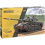 Italeri 1:35 M60A-3-Kit, modellismo, Fai da Te, Hobby, incollaggio, in plastica, Fedele ai Dettagli, Colore Verde, 6582S