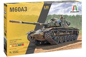 Italeri 6582 M60A-3, Scala 1/35, Plastic Model Kit, Modello in plastica da Montare, modellismo, mezzi Militari