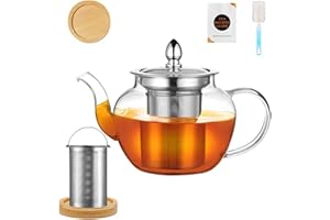 PluieSoleil 1000ML Glas Teekanne