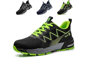 AFJYG Sicherheitsschuhe Herren Atmungsaktiv Arbeitsschuhe Damen Leicht Sportlich Stahlkappenschuhe rutschfest Schutzschuhe