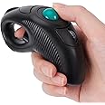 abcGOODefg® Wireless USB HandHeld Finger Trackball Mouse with Laser Pointer