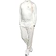 SPO-Zone Cricket Uniform Dress Set White T Shirt and Trousers, Adult Size, Men's
