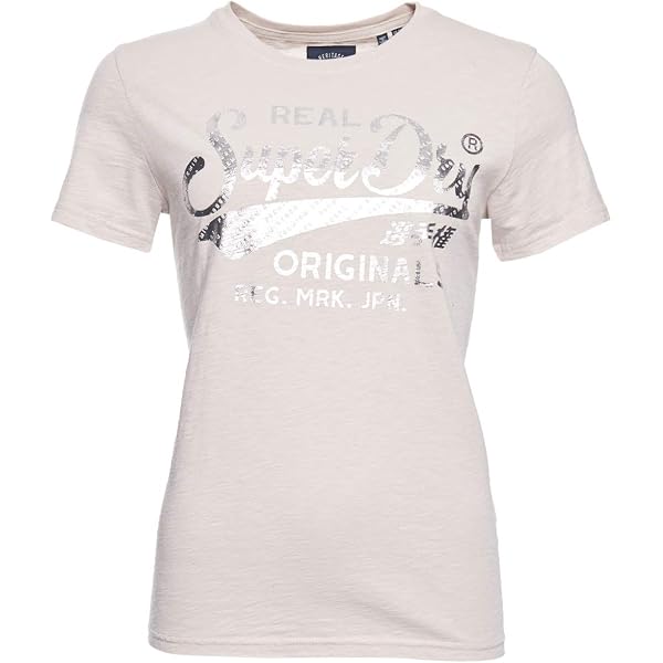 Superdry T-Shirt Donna Tonal Embroidered Logo - Ottico, 38 - 2