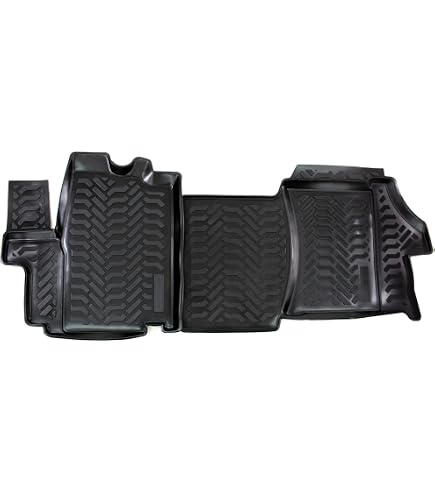 Tappetini Auto In Gomma Geyer Per Fiat Ducato III (2006-) - Kit Su Misura, Impermeabili, Antiscivolo, Bordo Rialzato - 3