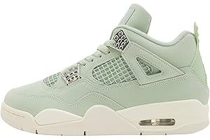 NIKE Seafoam/Sail/Metallic Silver Jordan 4 Retro Sneaker