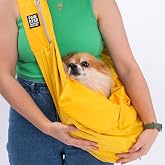 Pawstar Sarı Crossbody K&uuml;&ccedil;&uuml;k Irk K&ouml;pek &Ccedil;apraz Taşıma &Ccedil;antası