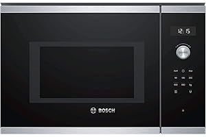 Bosch BFL554MS0 Série 6 - Micro-ondes intégrable - 59 x 38 cm - 25 litres - Inox