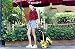 Light portable umbrella stroller baby push car can sit or lie folded stroller (hand can mention)