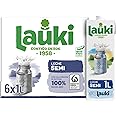 Lauki Leche Semidesnatada - Pack de 6 x 1 L- Total: 6 L