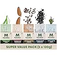 Matural All Natural Handmade Bar Soap For Men, Super Value Combo of All 5 Organic Soaps for Bath, (Aloe Vera, Charcoal, Cedarwood, Sage & Coffee) - 120 Gm * 5 (Pack Of 5)