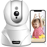 WLAN IP Kamera,KAMTRON HD WiFi Überwachungskamera,mit 350°/100°Schwenkbar,Home und Baby Monitor mit Bewegungserkennung…