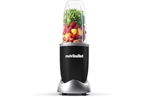 nutribullet Pro 900 Watt, batidora personal, batidora multifuncional, vaso de 700ml, NB904RG