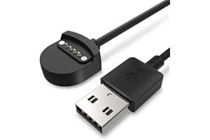 TUSITA Ladegerät für Ticwatch S,E - USB Ladekabel Kabel 100cm - GPS Uhren Zubehör