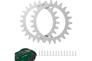 TRUSTLIONTEK Robot cortacésped para mejorar la tracción, compatible con robots cortacésped Parkside, tamaño de rueda 212 mm.