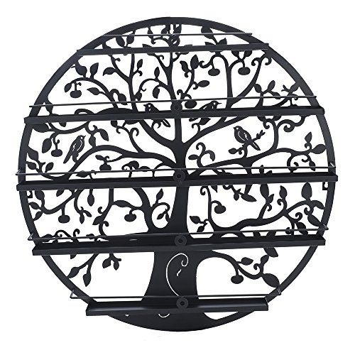 AISHN 5 Etagen Organizer Display Rack Aufbewahrung konzipiert von Tree of Life Schwarz - 2