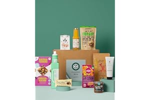 ‎VEGANBOX GET INSPIRED Vegan Box Geschenkbox Classic, vegane Lebensmittel, vegane Kosmetik, Snacks, Süßigkeiten, mit mind. 9 Produkten