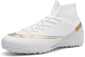 VTASQ Boys Football Boots Shoes Kids Astro Turf Trainers Kids Non-Slip Teenager Outdoor Football Shoes Girls Breathable Sneakers Unisex