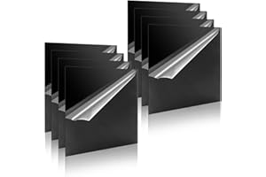 ZOFUN 8 Stück Schwarz Acrylglas Platte 300x300x3mm Acrylplatten, Plexiglas Platten Acrylglasplatten Acrylscheiben mit Schutzfolie, Acryl Kunststoffplatte für Schilder, DIY, Display, Malerei