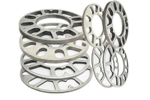 YZYP Wheel Spacers, 2Pcs Aluminum Alloy 4 and 5 Lug 3/5 / 8/10 / 12mm Thickness Universal Wheel Spacers (thick 12 mm)