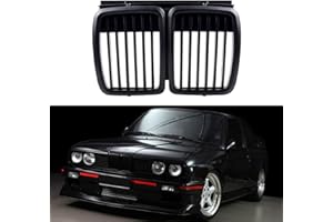 PROTUNING Grille de capot avant noire mate pour E30 325i 325is 325iX 325 325 325e 325es 318i 320i M3 1983–1991