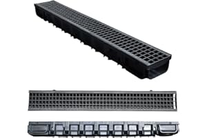 Jardibric - Caniveaux en PP avec Grille Polypropylène