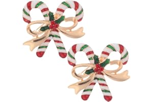 TENDYCOCO Weihnachtsbroschen Damen, 2 StüCk Cartoon Anstecknadeln FüR Kleidung, Weihnachtsbaum Kragen Corsage, Niedliches Design FüR Xmas Party Dekoration