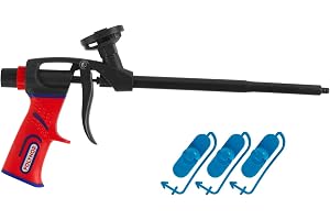 POLYNOR Skumpistol TEFLON PRO – Set med 3 vinklade munstycken – För Polynor-skum – För sprut- och monteringsskum