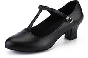 YKXLM Zapato de Baile Flamenco o sevillanas Tacon Bajo para Niña y Mujer Zapatos Baile Moderno de Salón Baile de Latino Tango Salsa,727