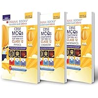 Oswaal CBSE MCQs Chapterwise Question Bank For Term I & II, Class 12 (Set of 3 Books) Physics, Chemistry, Mathematics…