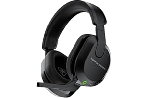 Turtle Beach Stealth 600 Noir Playstation Casque Gaming sans Fil w/ 80hr Batterie, Écouteurs de 50mm et Bluetooth pour PS5, PS4, PC and Mobile