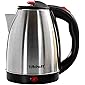 Kitchoff KL1 Automatic Stainless Steel Electric Kettle Heavy Body Extra Large Cattle with Handle (1.8 L, Silver & Black)
