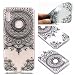 Produktbild HopMore Xiaomi Redmi Note 5 Pro Hülle Silikon Transparent Motiv Muster Kreativ Lustig Schutzhülle Durchsichtig Handyhülle für Redmi Note 5 Pro Ultra Dünn Stoßfest Gummi Case Cover Slim Bumper - Schwarze Mandala