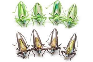 YZD Réaliste Sauterelle Mouches de pêche à la Mouche 3 Tailles 3 Couleurs Mouches sèches