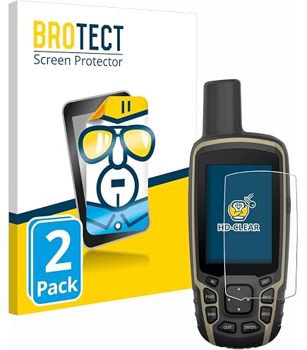 Pellicola Protettiva Opaca Brotect Per Garmin DriveSmart 65/61 - Antiriflesso, Antigraffio, Anti-impronta (2 Pezzi), Made In Germany - 4