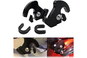 TCMI Kit de clips de verrouillage rotatif détachable pour porte-bagages Harley Davidson Sportster Touring Street Glide Road King Electra Glide 1986-2021 Chrome #9 7013128