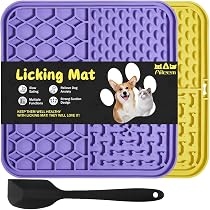 Pet Licking Mat For Dogs & Cats - Large Size With Suction Cups, Slow Feeder For Anxiety Relief - View #10