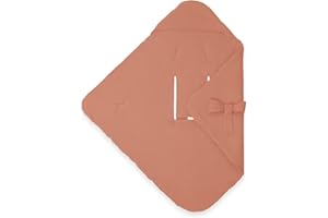 hauck Baby Einschlagdecke Snuggle so Cosy OEKO-TEX® STANDARD 100, Baumwolle, Universal für Babyschale, Kindersitz, Kinderwagen, Buggy, Babywippe, Waschbar (Cork)