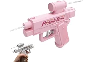 CHENRI Prank Water Gun, Prank Gun, Prank Squirt Gun, Pistola ad acqua a due vie, Spruzzatore d'acqua creativo, divertente pistola ad acqua per adulti e bambini (rosa)