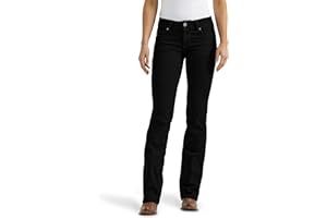 Wrangler Women's Western Mid Rise Stretch Boot Cut Jean