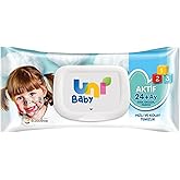 Uni Baby Active Wet Wipes 72 Leaves