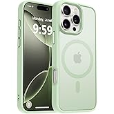 URUCHI G&uuml;&ccedil;l&uuml; Manyetik Telefon Kılıfı, [Mag-Safe ile Uyumlu] [Askeri D&uuml;zey D&uuml;şme Koruması] [G&uuml;&ccedil;l&uuml; Silikon Kenarlar] İnce Yarı 