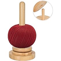 Aphromirel Wollabwickler Aus Holz - Multifunktional Mit Aufbewahrung & Handyhalter
